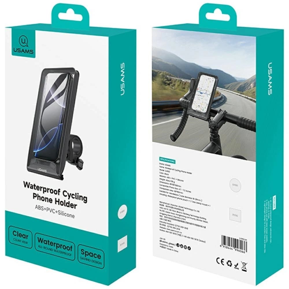 USAMS ZJ083 Vízálló Bicikli Tartó Fekete
 - 5