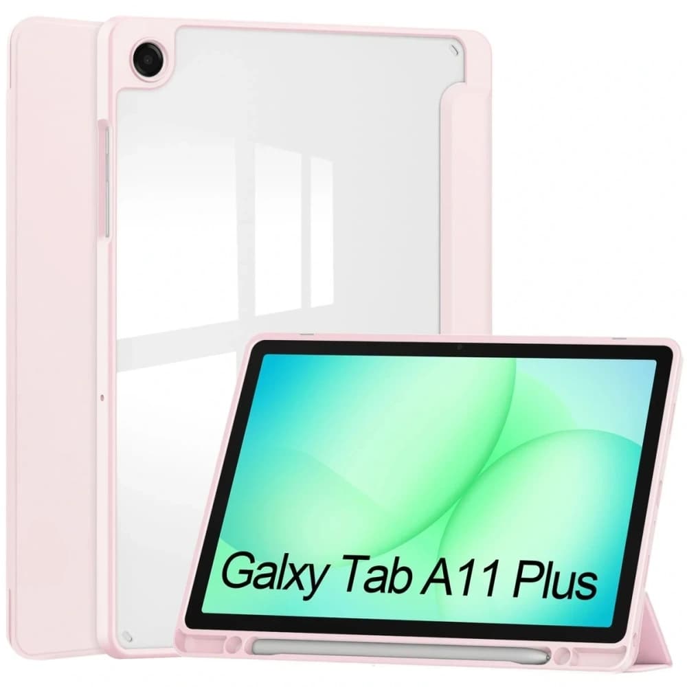 Bizon Case Tab Clear Matt Samsung Galaxy Tab A11+ Plus / A9+ Plus rózsaszín
 - 1