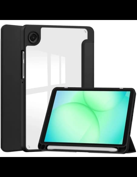 Bizon Case Tab Clear Matt Samsung Galaxy Tab A11 / A9 negru