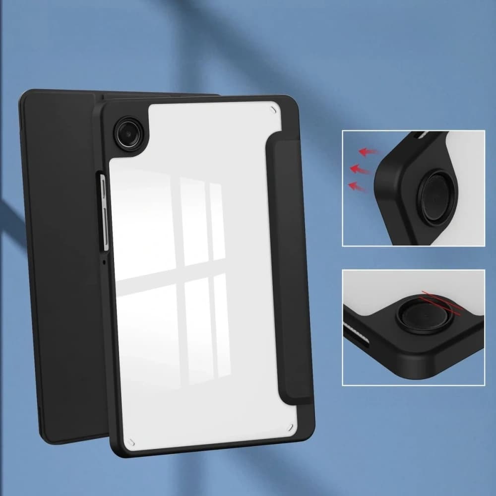 Bizon Case Tab Clear Matt Samsung Galaxy Tab A11 / A9 schwarz - 3