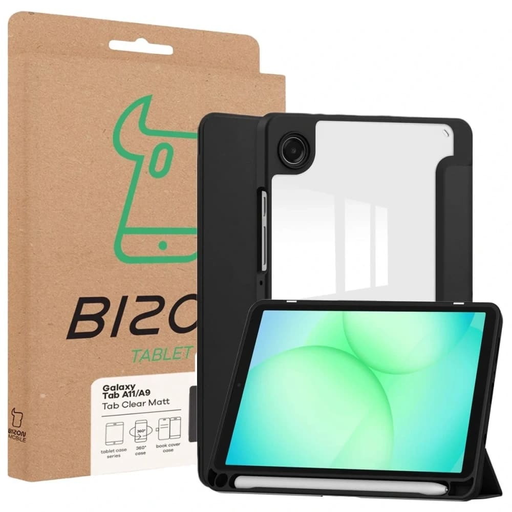 Bizon Case Tab Clear Matt Samsung Galaxy Tab A11 / A9 schwarz - 8