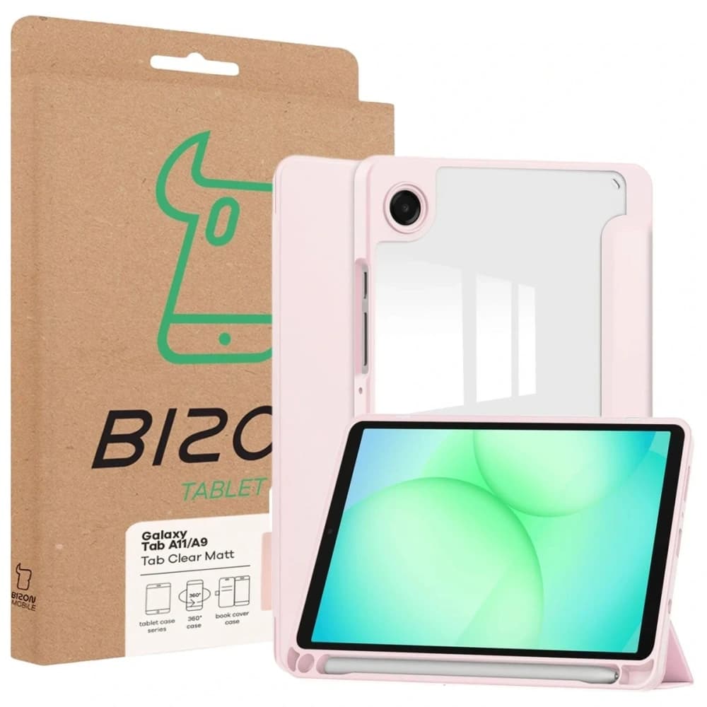 Bizon Case Tab Clear Matt Samsung Galaxy Tab A11 / A9 roz - 8