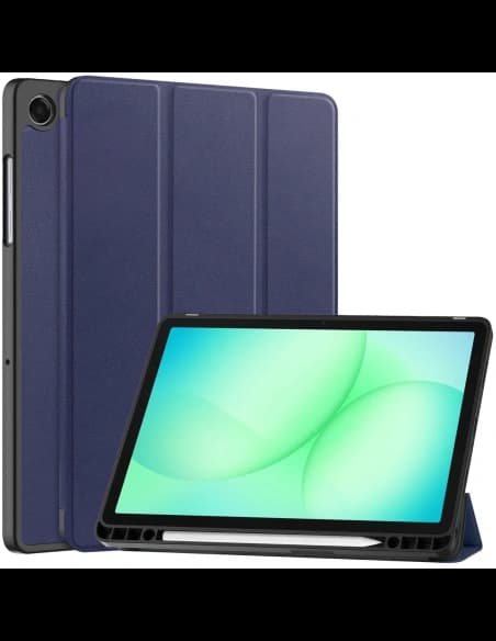 Etui z klapką Bizon Case Tab Lizard do Samsung Galaxy Tab A11+ Plus / A9+ Plus granatowe