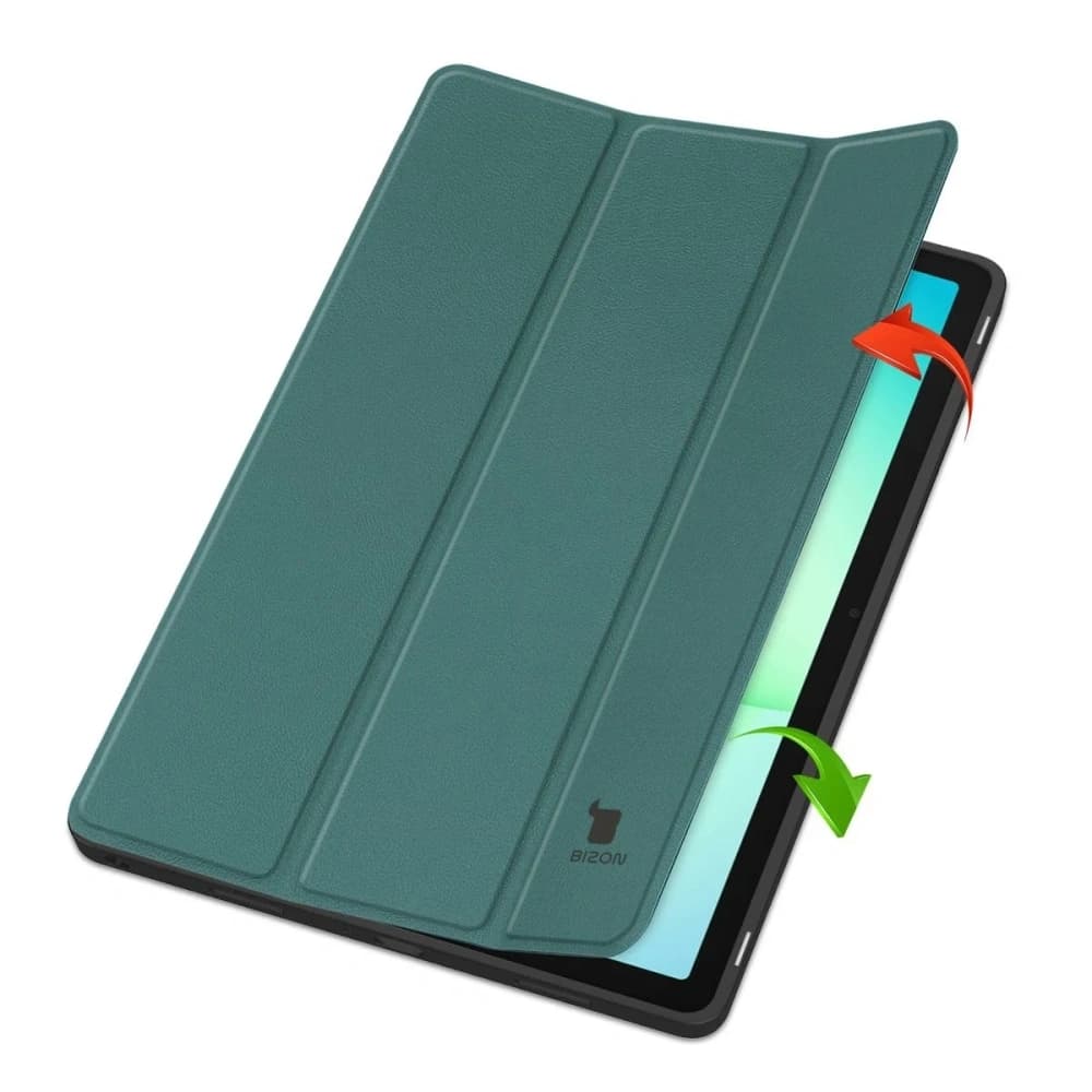 Bizon Case Tab Lizard Samsung Galaxy Tab A11+ Plus / A9+ Plus verde închis - 2