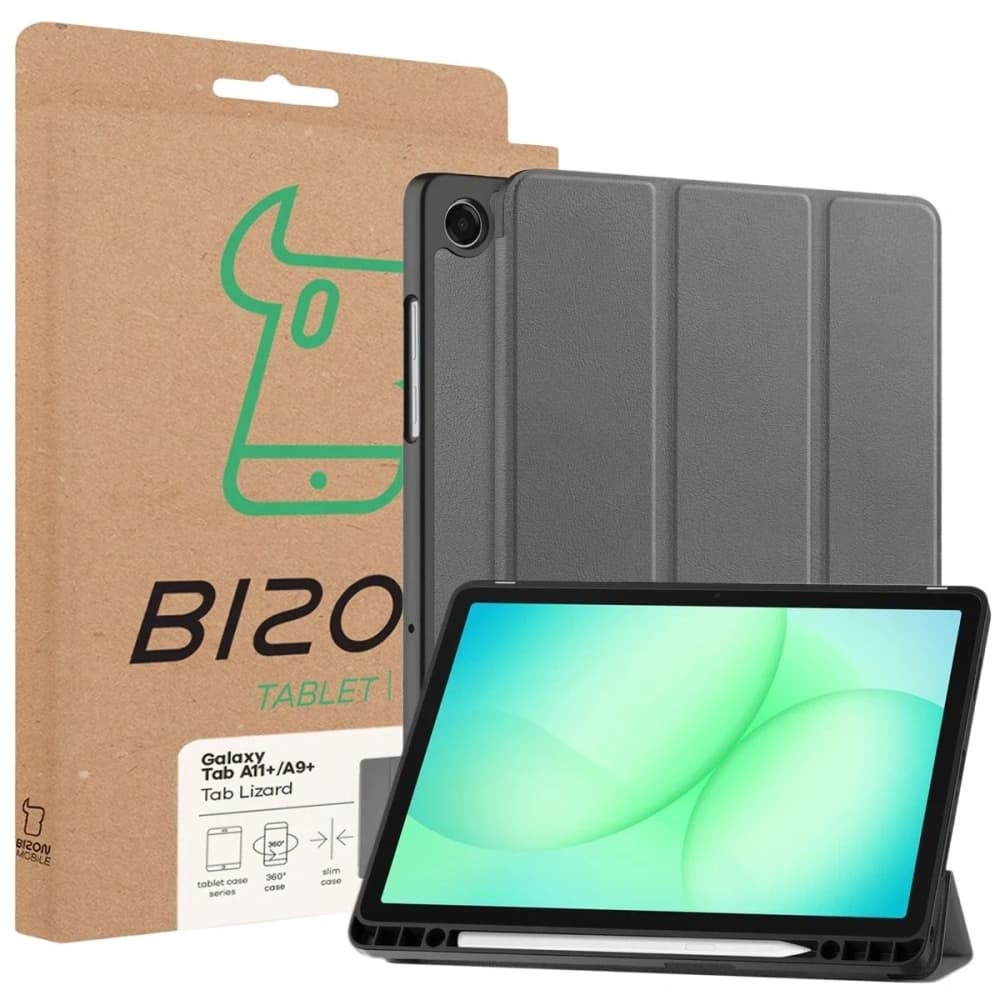 Bizon Case Tab Lizard Samsung Galaxy Tab A11+ Plus / A9+ Plus grau - 9