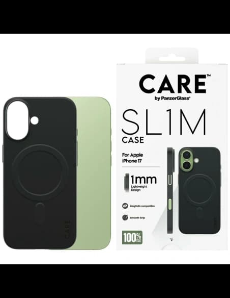 CARE by PanzerGlass SL1M MagSafe Apple iPhone 17 schwarz