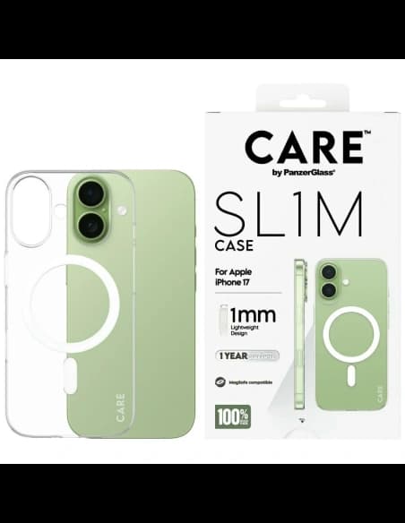 CARE by PanzerGlass SL1M MagSafe Apple iPhone 17 klar