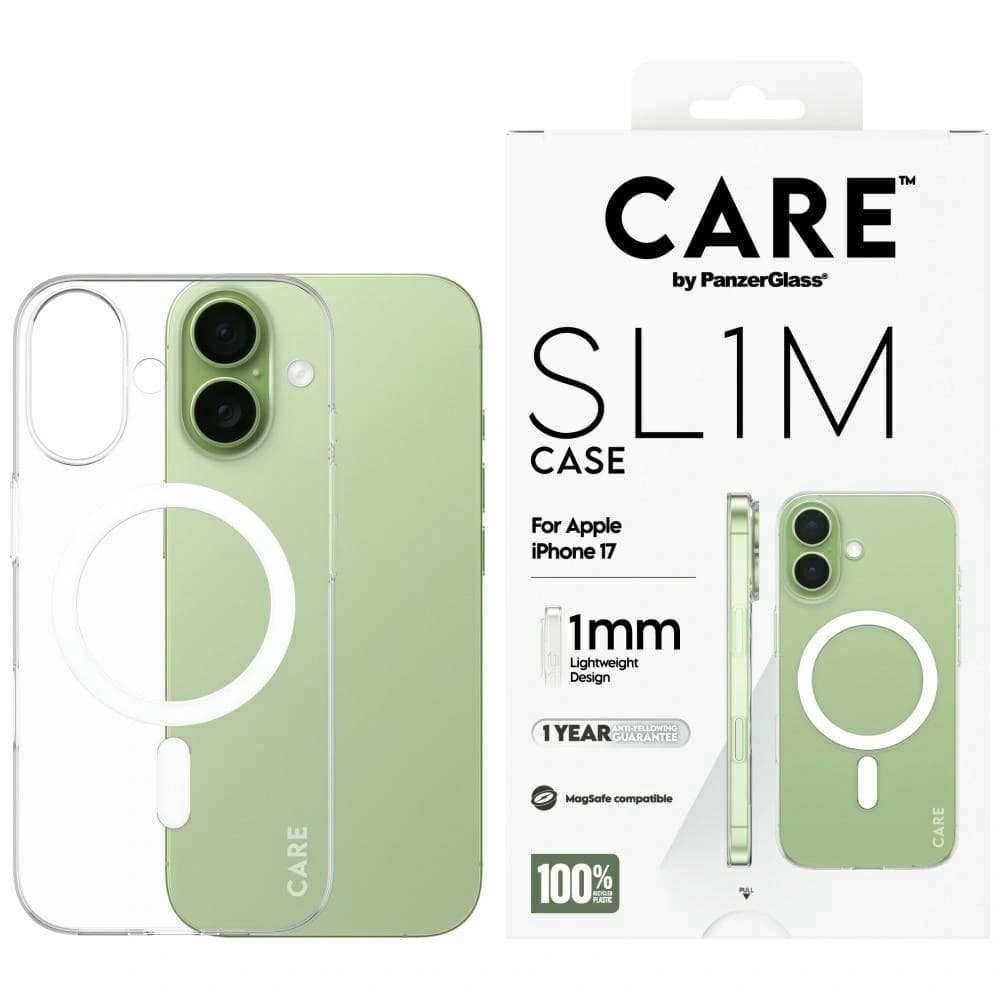 CARE by PanzerGlass SL1M MagSafe Apple iPhone 17 transparent - 1