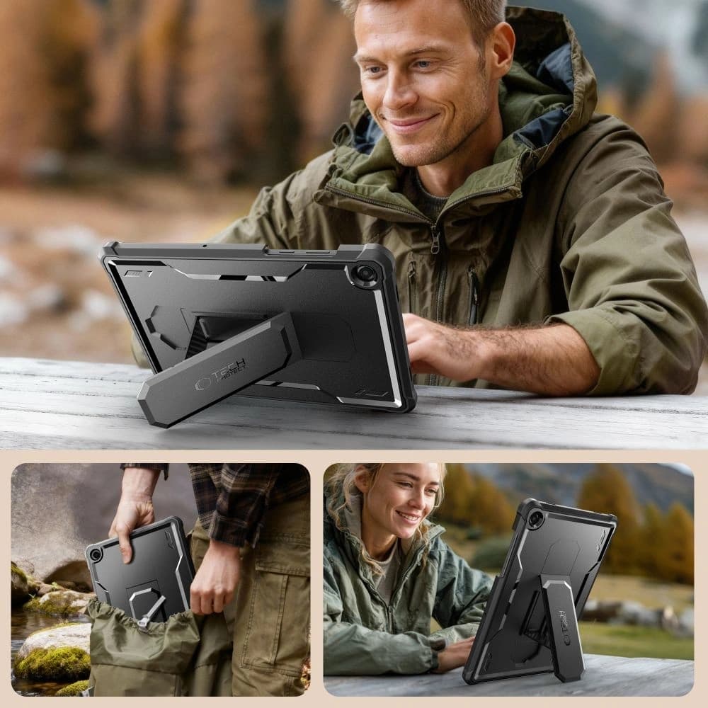 Tech-Protect Kevlar Pro Samsung Galaxy Tab A9+ / A11+ Plus 11.0 X210 / X215 / X216 / X230 / X235 / X236 Negru - 2