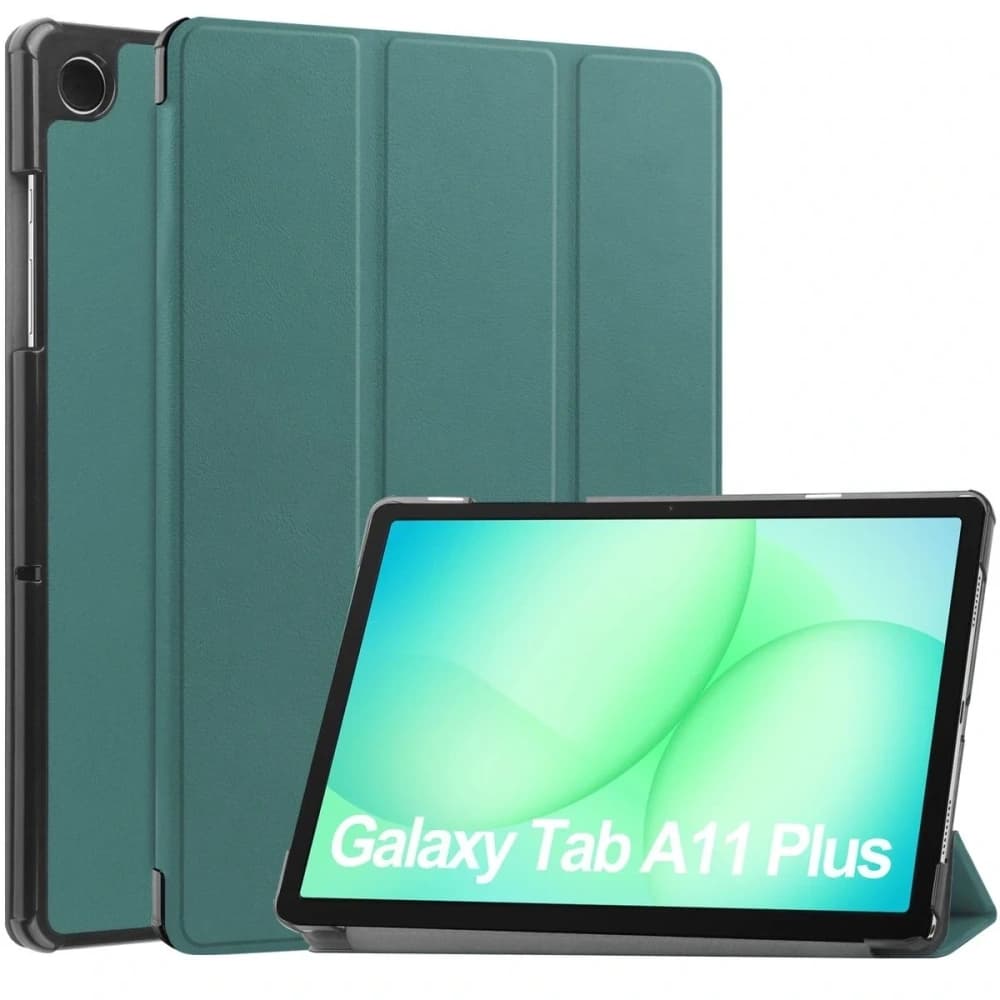 Bizon Case Tab Croc Samsung Galaxy Tab A11+ Plus / A9+ Plus dark green - 1