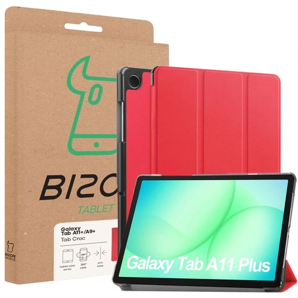 Bizon Case Tab Croc Samsung Galaxy Tab A11+ Plus / A9+ Plus rot - 8