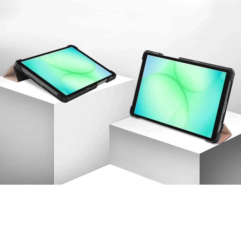 Bizon Case Tab Croc Samsung Galaxy Tab A11 / A9 rózsaarany
 - 2