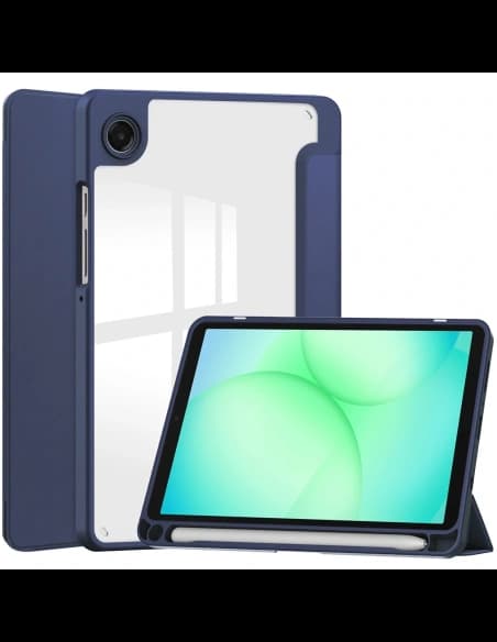 Bizon Case Tab Clear Matt Samsung Galaxy Tab A11 / A9 tengerészkék
