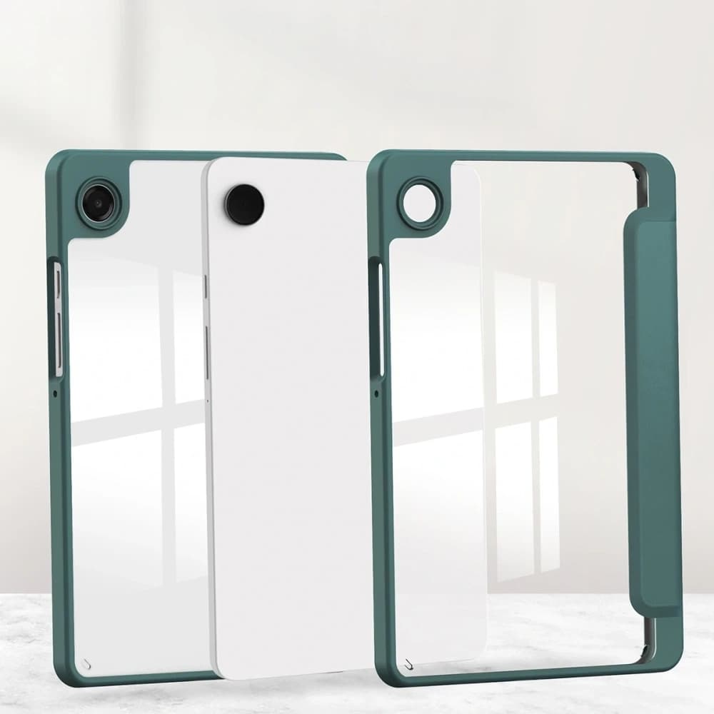Bizon Case Tab Clear Matt Samsung Galaxy Tab A11 / A9 verde închis - 7