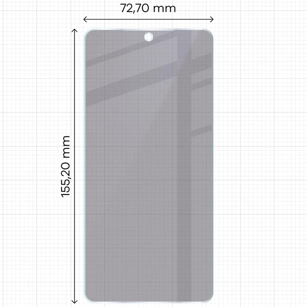 Bizon Glass Mule Shadow Samsung Galaxy S25 Edge mat - 2