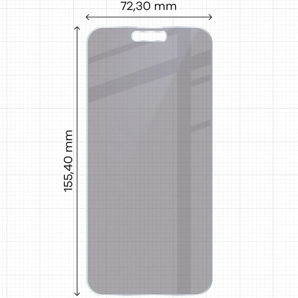 Bizon Glass Mule Shadow Apple iPhone 15 Pro Max matt
 - 2