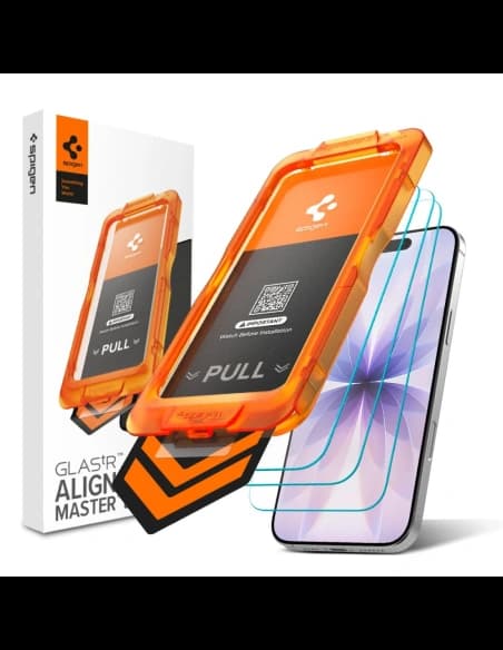 Spigen Alm Glas.tr Slim Apple iPhone 17 Clear [3 PACK]

