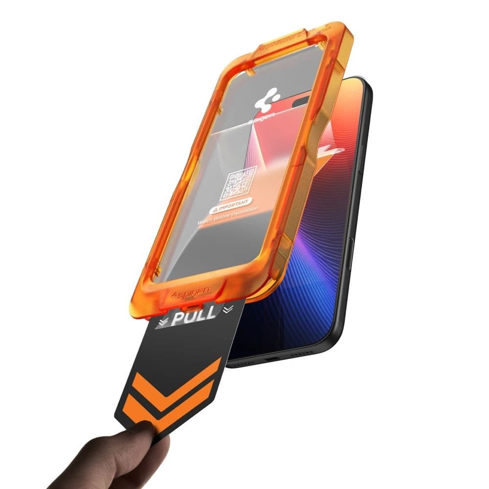 Spigen Alm Glas.tr Slim Apple iPhone 17 Clear [3 PACK]
 - 7