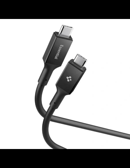 Spigen EB24012CC Essential USB-C Kabel 240W 120cm Černý
