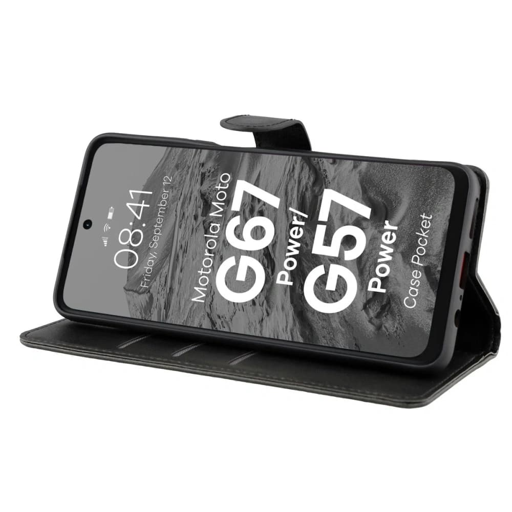 Bizon Case Pocket Motorola Moto G57 Power / G67 Power fekete
 - 5