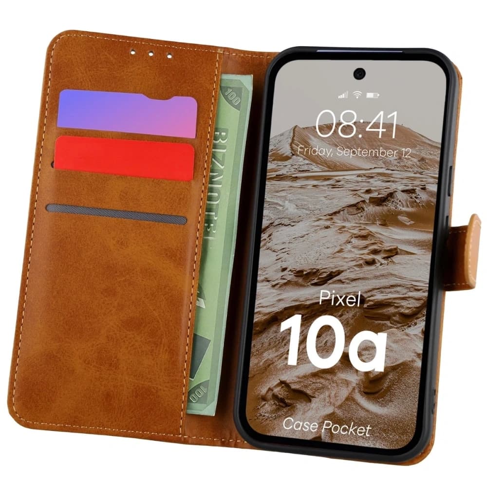 Bizon Case Pocket Google Pixel 10a brown - 1