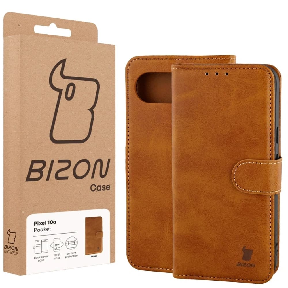 Bizon Case Pocket Google Pixel 10a brown - 6