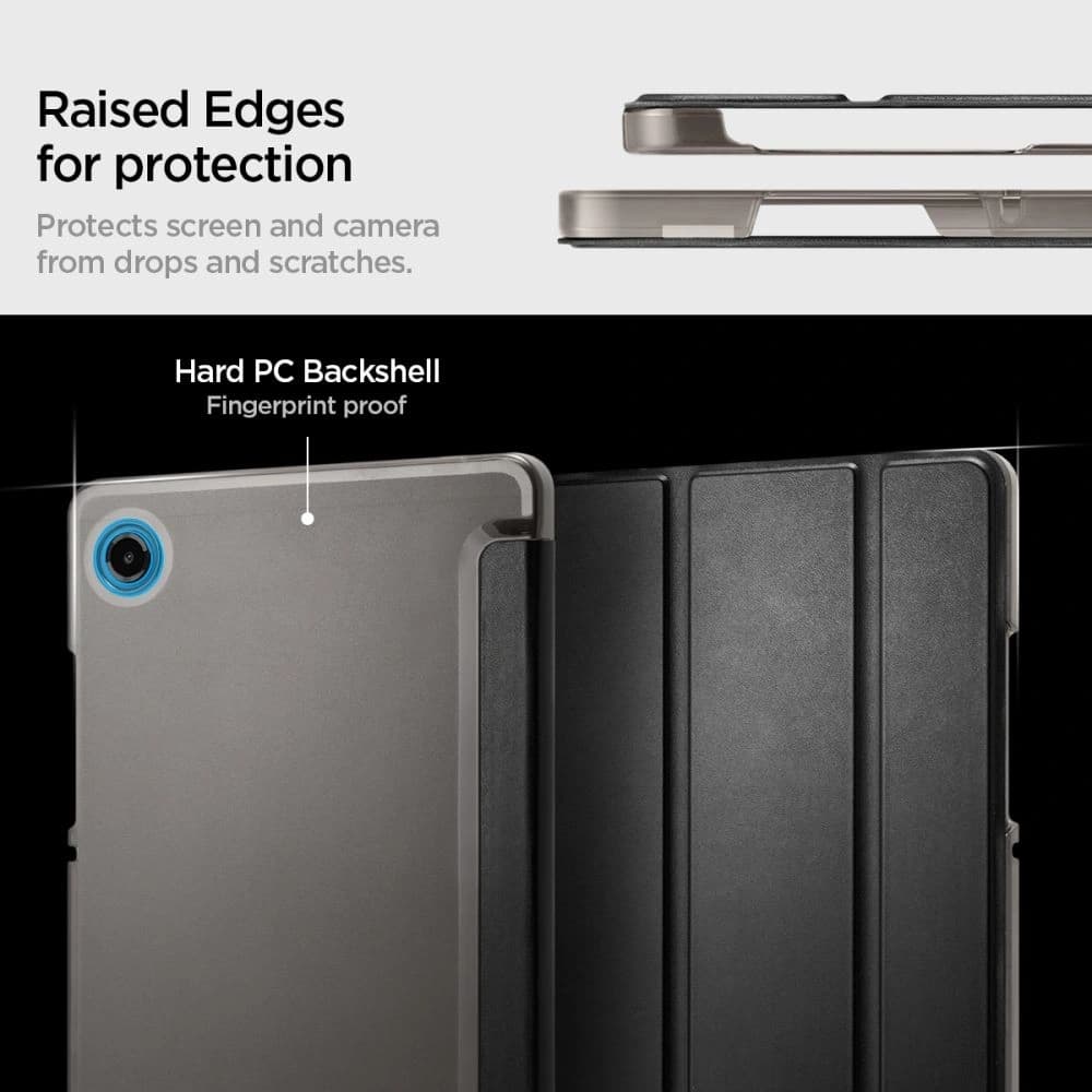 Spigen Smart Fold Samsung Galaxy Tab Tab A9 / A11 8.7 X110 / X115 / X133 / X135 Matt Fekete
 - 13