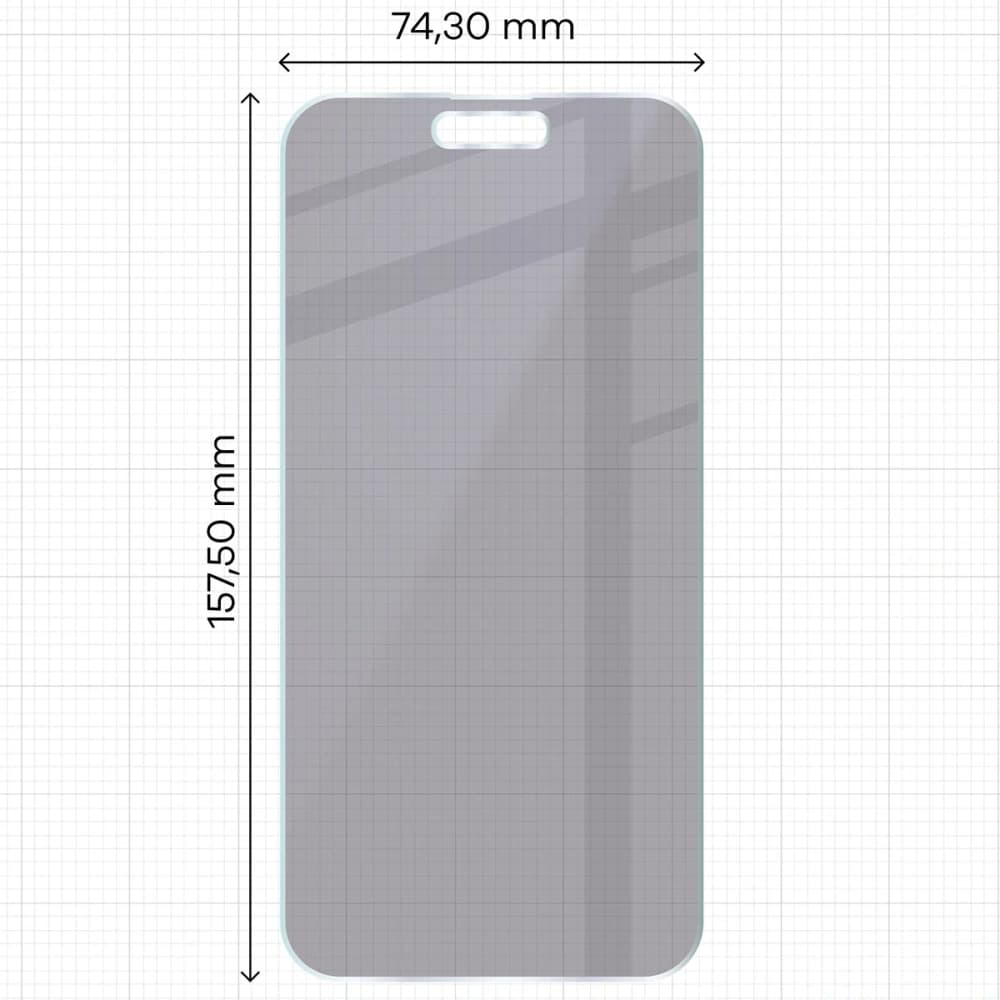 Bizon Glass Mule Shadow Apple iPhone 15 Plus matný
 - 2