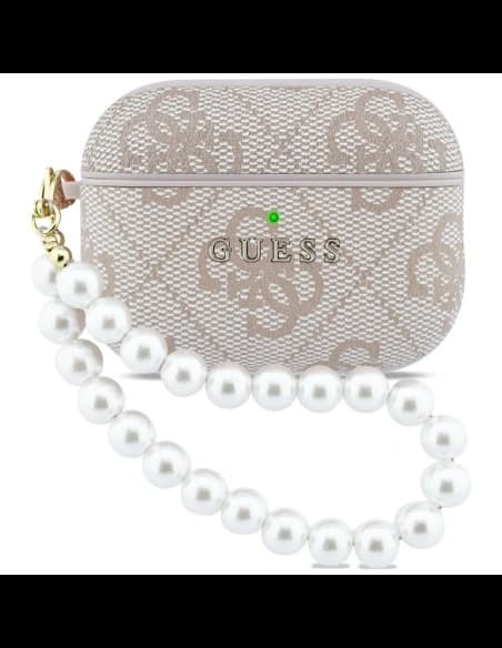 Guess 4G Gyöngy Pánt Apple AirPods Pro 3 rózsaszín
