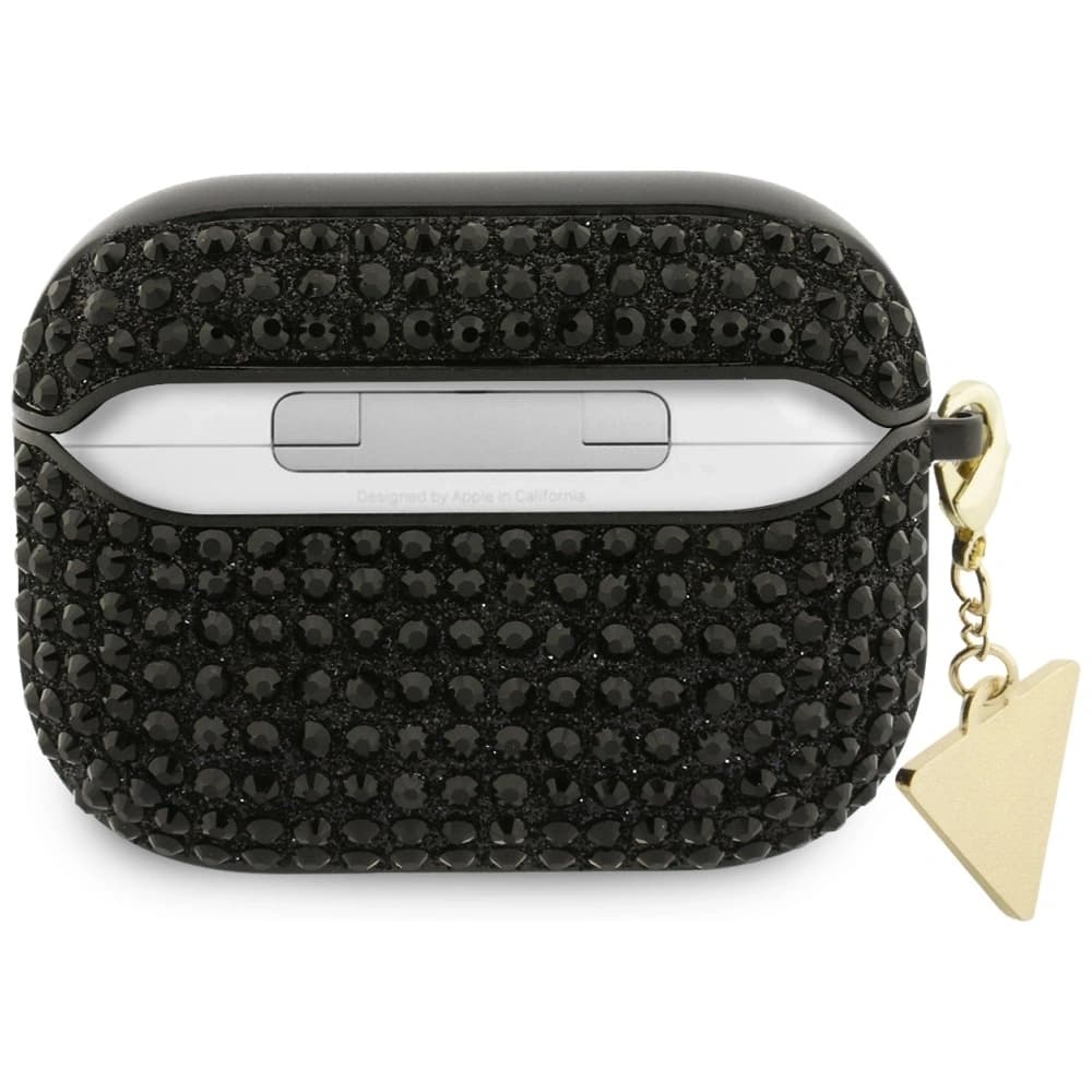 Guess Rhinestone Triangle Charm Apple AirPods Pro 3 černý
 - 2