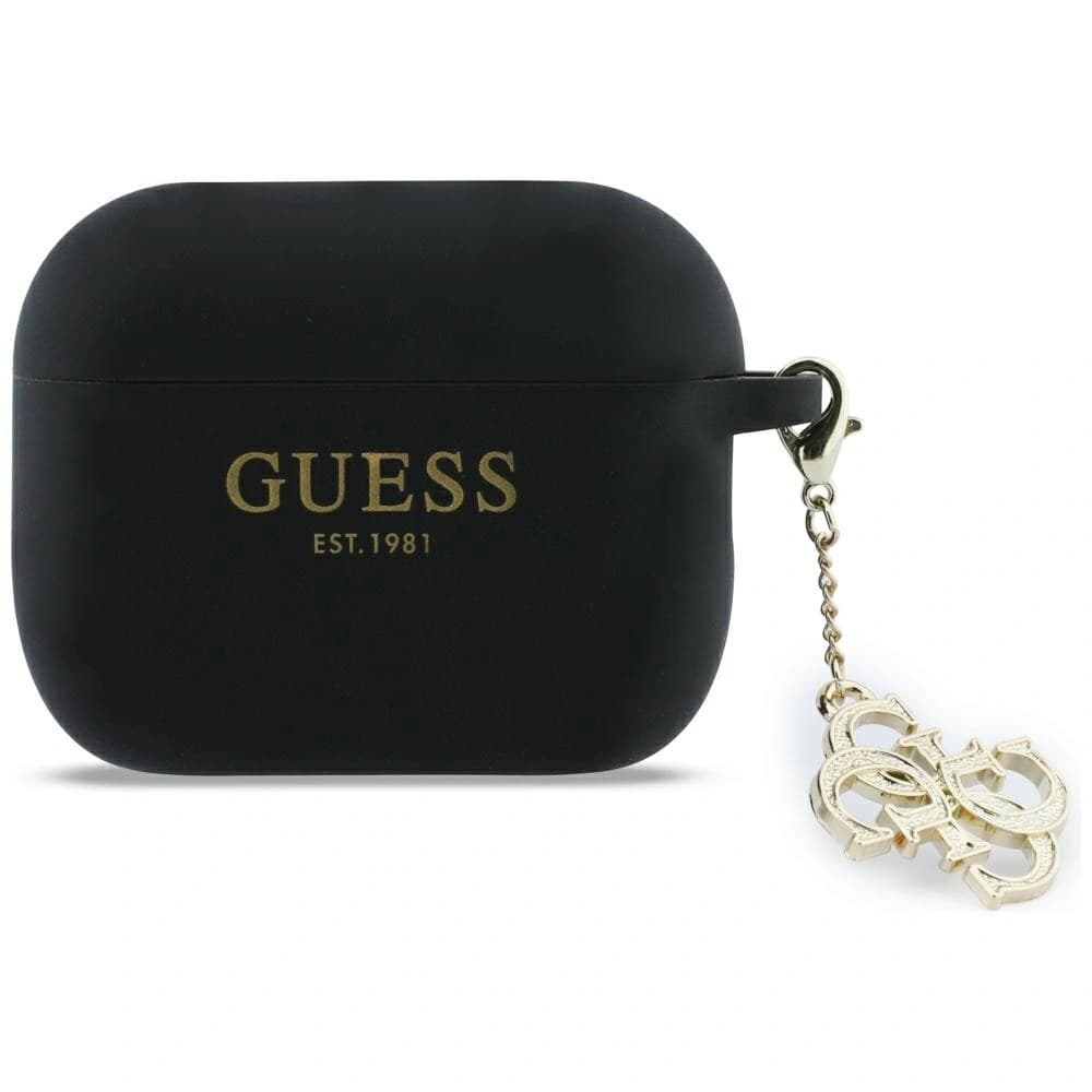 Guess Silicone 4G Charm Apple AirPods Pro 3 black - 1