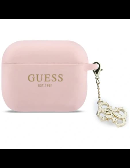 Guess Szilikon 4G Charm Apple AirPods Pro 3 rózsaszín
