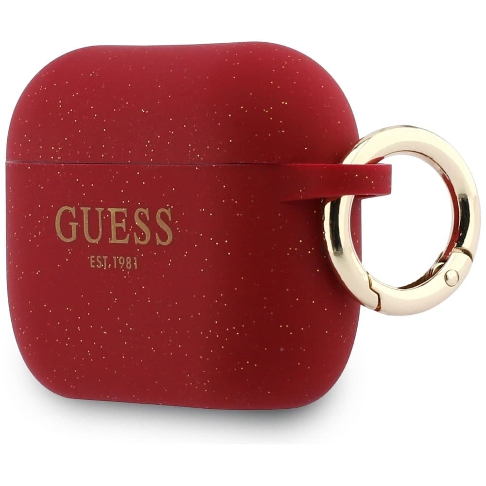 Guess Silicone Glitter Ring Apple AirPods Pro 3 fuchsia - 3