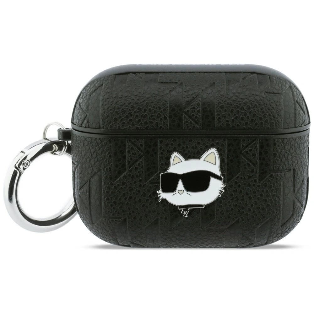 Karl Lagerfeld Monogram Choupette Kopf Apple AirPods Pro 3 schwarz 
 - 1