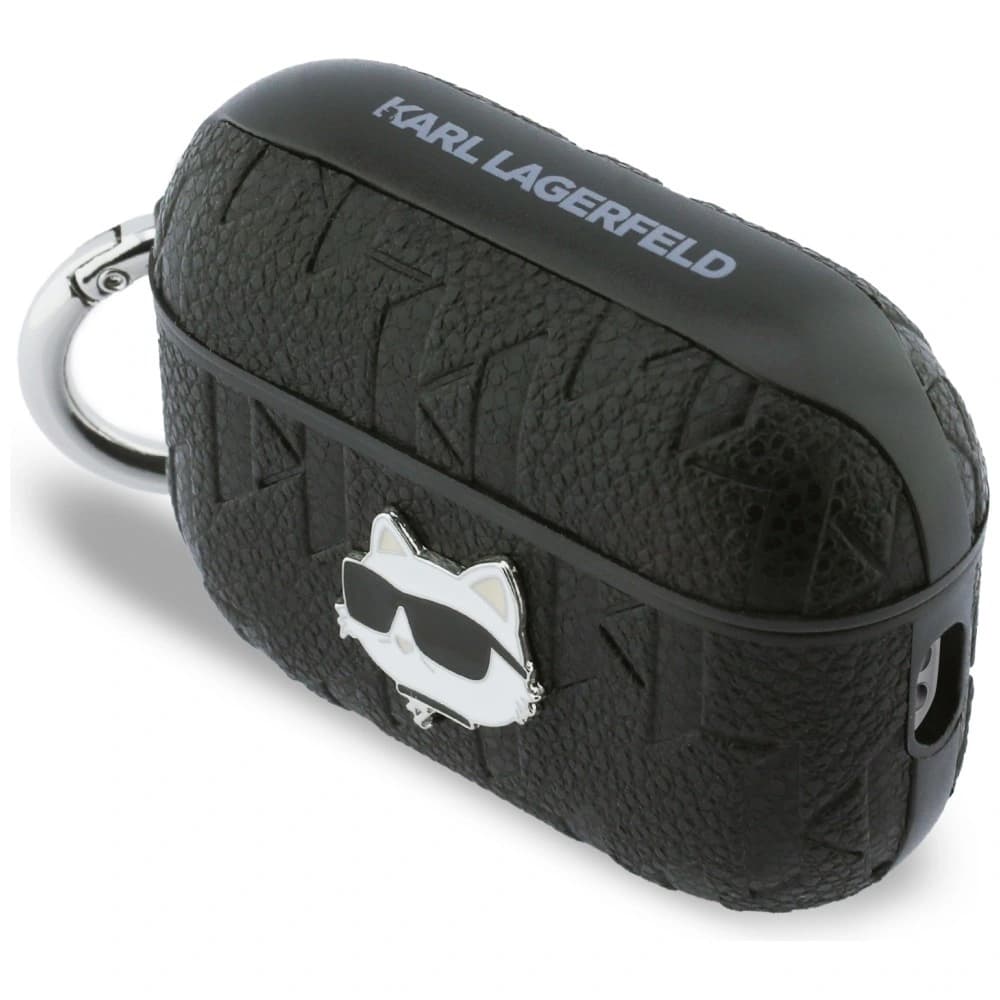 Karl Lagerfeld Monogram Choupette Kopf Apple AirPods Pro 3 schwarz 
 - 3