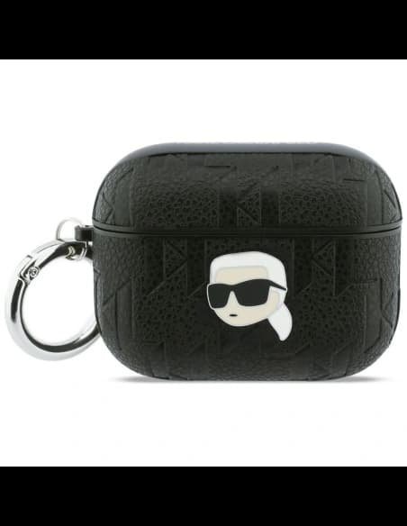 Karl Lagerfeld Monogram Karl Head Apple AirPods Pro 3 black
