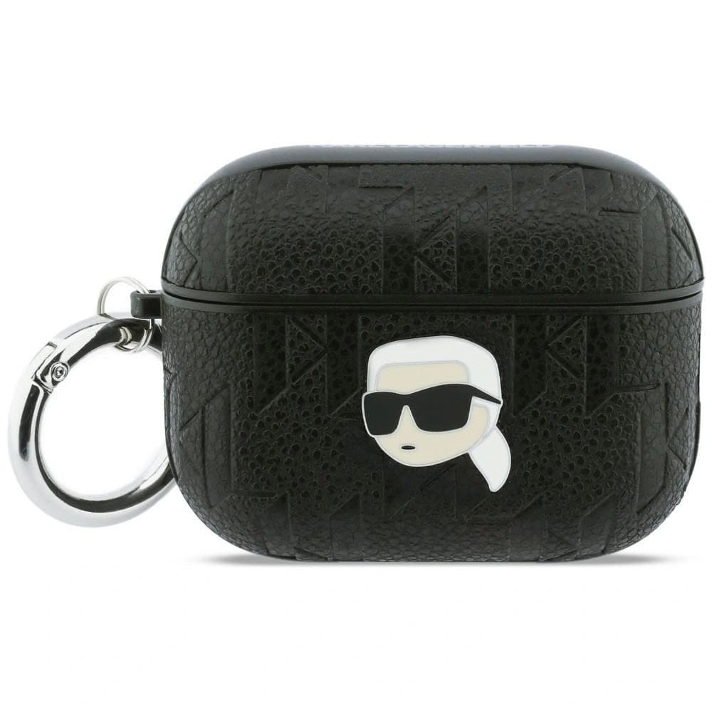 Karl Lagerfeld Monogram Karl Head Apple AirPods Pro 3 černý
 - 1