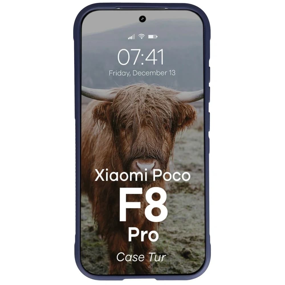 Pancerne etui Bizon Case Tur do Xiaomi POCO F8 Pro, granatowe - 5