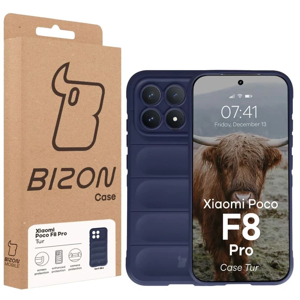 Pancerne etui Bizon Case Tur do Xiaomi POCO F8 Pro, granatowe - 8