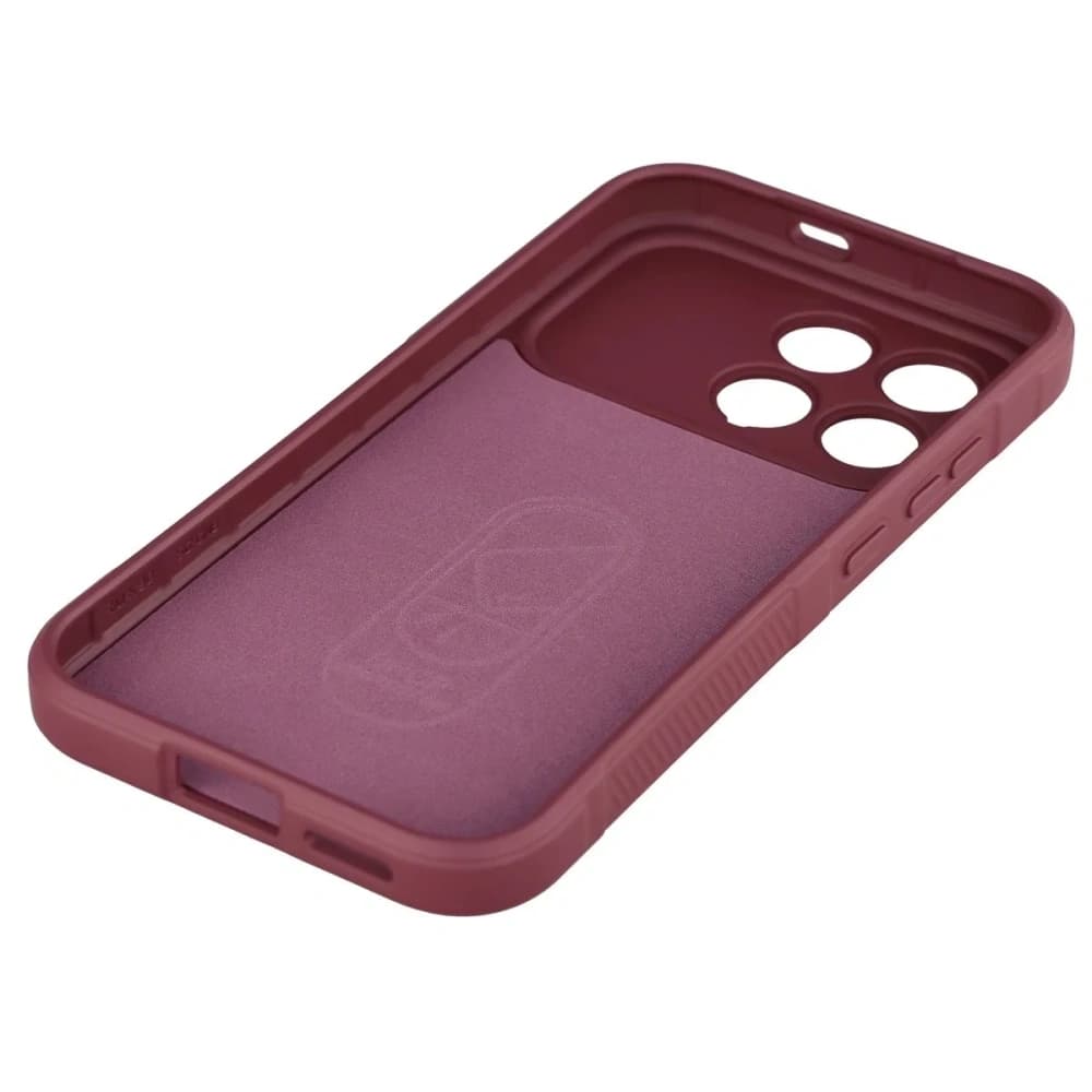 Pancerne etui Bizon Case Tur do Xiaomi POCO F8 Pro, burgundowe - 4