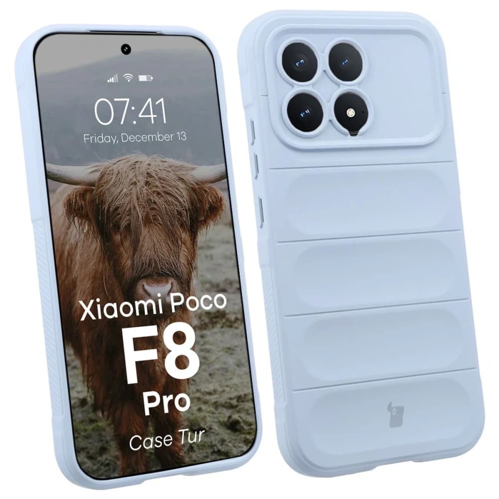 Pancerne etui Bizon Case Tur do Xiaomi POCO F8 Pro, jasnoniebieskie - 1