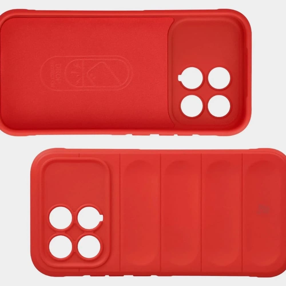 Etui rezistent Bizon Case Tur pentru Xiaomi POCO F8 Pro, roșu
 - 6