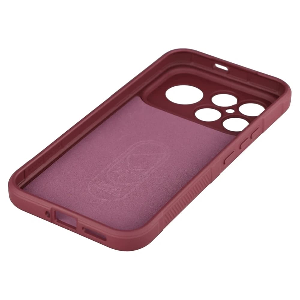 Pancerne etui Bizon Case Tur do Xiaomi POCO F8 Ultra, burgundowe - 3