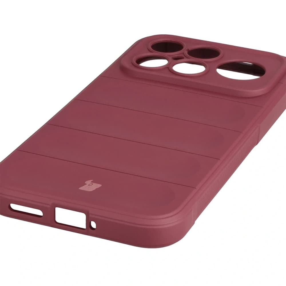 Pancerne etui Bizon Case Tur do Xiaomi POCO F8 Ultra, burgundowe - 4