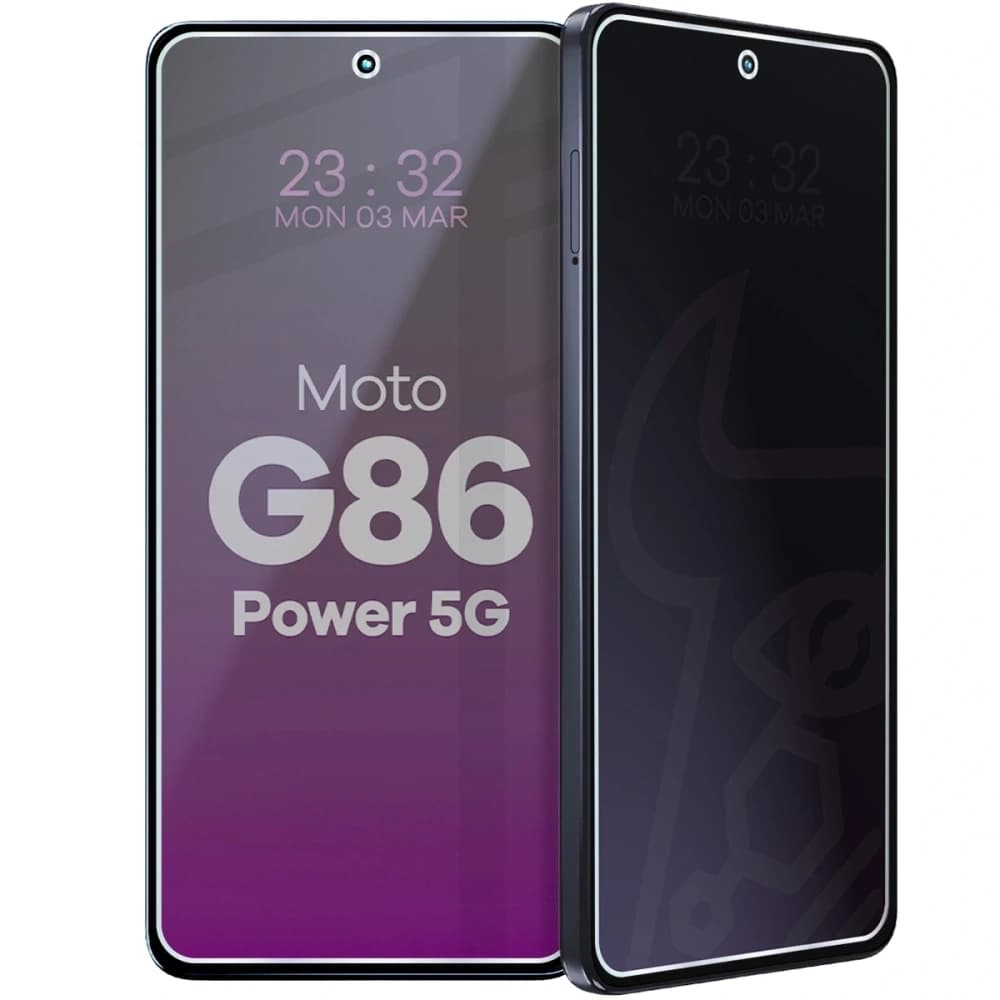 Sticlă hibridă de privatizare Bizon Glass Mule Shadow pentru Motorola Moto G86 Power 5G, mat
 - 1