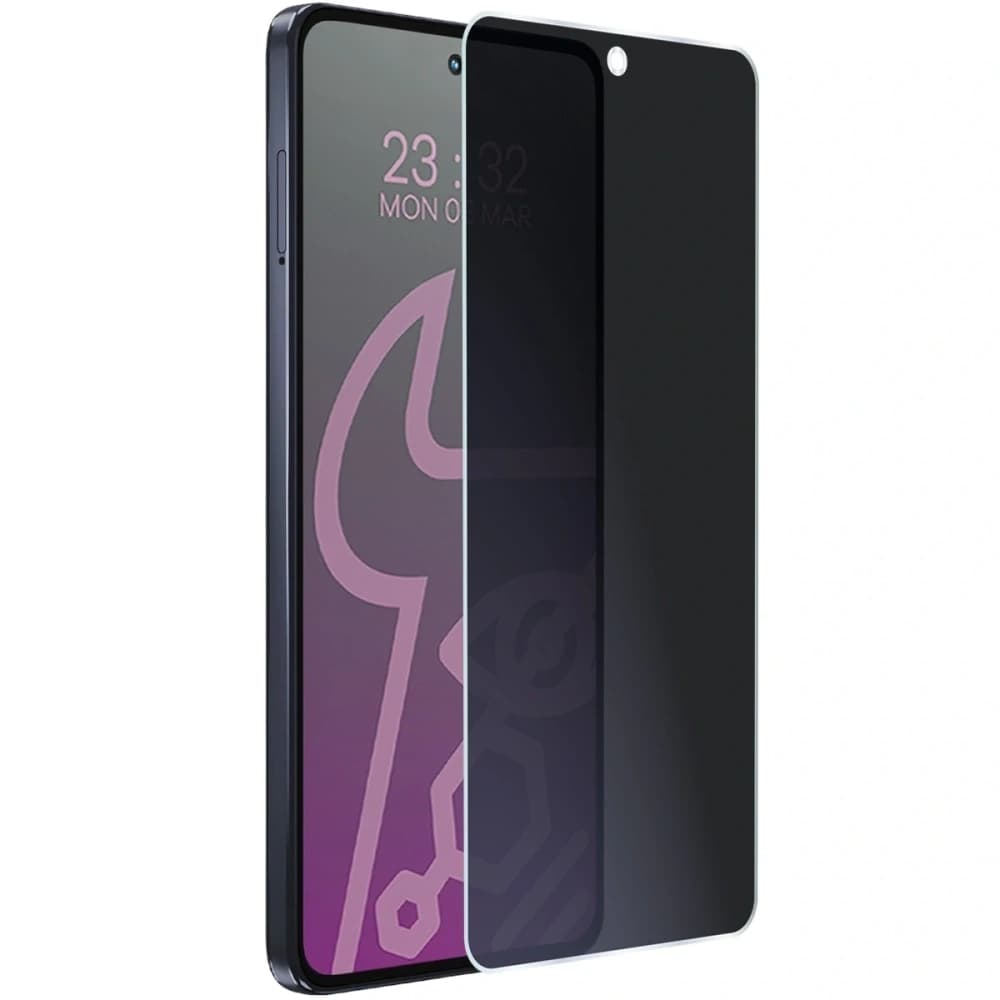 Sticlă hibridă de privatizare Bizon Glass Mule Shadow pentru Motorola Moto G86 Power 5G, mat
 - 5