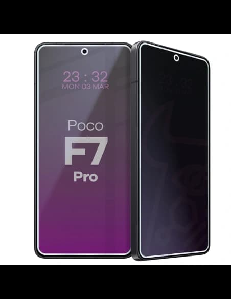 Sticlă hibridă de privatizare Bizon Glass Mule Shadow pentru Xiaomi POCO F7 Pro, mat