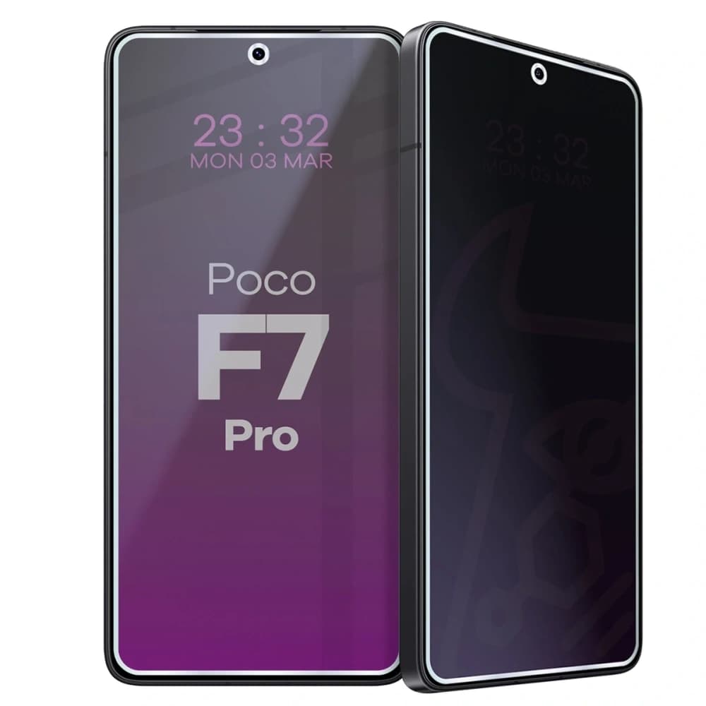 Privatizáló hibrid üveg Bizon Glass Mule Shadow a Xiaomi POCO F7 Pro-hoz, matt
 - 1