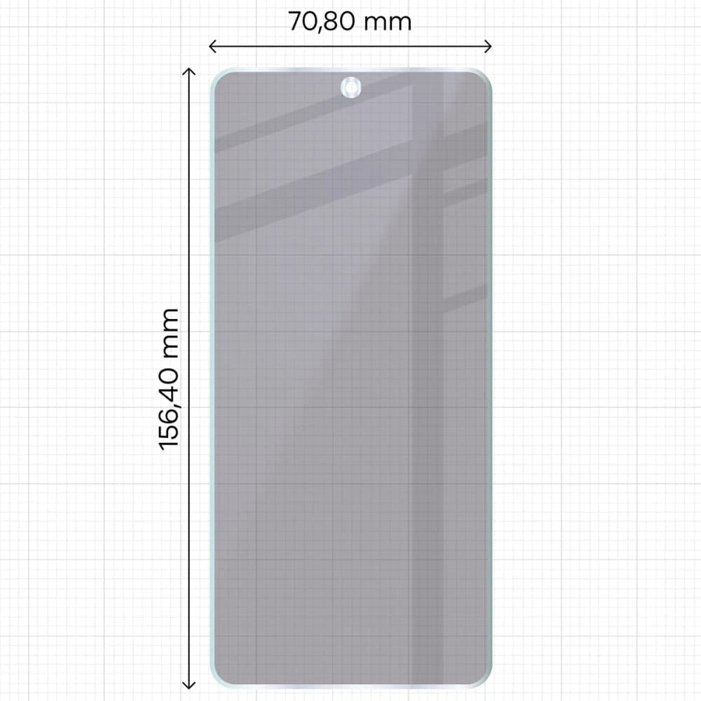 Privatizáló hibrid üveg Bizon Glass Mule Shadow a Xiaomi POCO F7 Pro-hoz, matt
 - 2