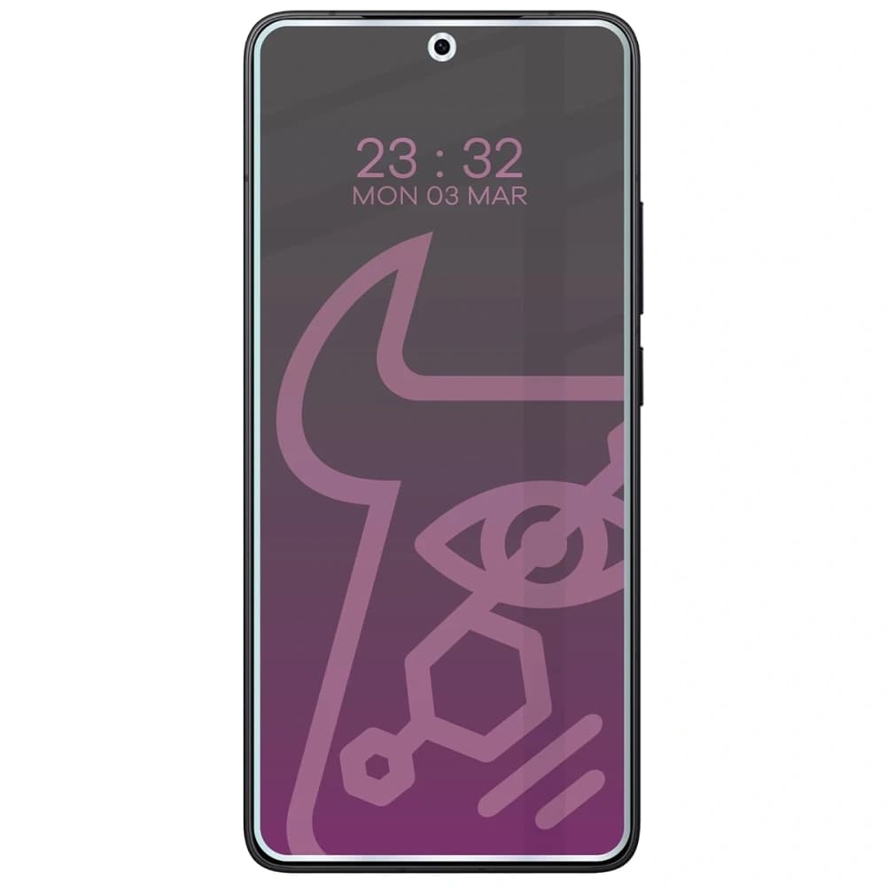 Privatizáló hibrid üveg Bizon Glass Mule Shadow a Xiaomi POCO F7 Pro-hoz, matt
 - 3